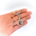 Edwardian Diamond Belle Epoque Drop Wedding Necklace 18k Yellow Gold Platinum