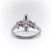 Art Deco Engagement Ring 1.10 ct.tw. Antique Marquise And Mixed Cut Diamond Ring Platinum