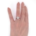 Art Deco Engagement Ring 1.10 ct.tw. Antique Marquise And Mixed Cut Diamond Ring Platinum