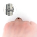 Art Deco Engagement Ring 1.10 ct.tw. Antique Marquise And Mixed Cut Diamond Ring Platinum