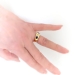 Antique Victorian Diamond and Sapphire Gypsy Set Band 18K