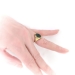 Antique Victorian Intaglio Bloodstone Wax Seal Initial R or B Ring 18K