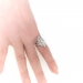 Art Deco 1.09ct.tw. Diamond Filigree Navette Ring Platinum