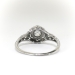 Art Deco Vintage .32 ct. Diamond Filigree Engagement Ring 18K
