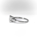 MidCentury Diamond Engagement Ring Platinum : 1.54 ct tw