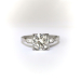 MidCentury Diamond Engagement Ring Platinum : 1.54 ct tw