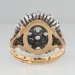 Unbelievable Georgian Revival Rose Cut Diamond Ring 18k/SS