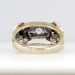 Lacey Diamond Filigree Two Tone Right Hand Ring 14k