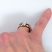 Rare Large Edwardian Opal & Diamond Ring 14k