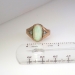 Rare Large Edwardian Opal & Diamond Ring 14k