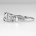 Petite Sparkling Old Mine Cut Diamond Engagement Ring 14k