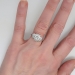 Romantic Art Deco Diamond Engagement Ring Platinum