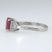 Incredible Regal 1940's Ruby & Diamond Ring Platinum