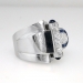 True 1930's 1.50ct t.w. Art Deco Huge Diamond & Sapphire Ring Platinum
