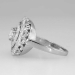 Sparkling Retro Double Halo 1.50ctw Diamond Engagement Ring Platinum