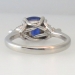 Magnificent Estate Cushion Sapphire and Diamond Ring Platinum