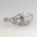 Unbelievable Original 1930's Old European Cut Diamond Engagement Ring Platinum