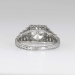 Elegant Art Deco 1.50ctw Old European Cut Diamond Engagement Ring Platinum