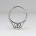 Elegant Art Deco 1.50ctw Old European Cut Diamond Engagement Ring Platinum