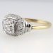 Original Glittering Art Deco 1ctw Engagement Ring
