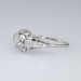 Fantastic Art Deco .31ctw Filigree Old European Cut Diamond Engagement Ring 18k