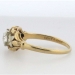 Sweet Two Tone Old European Cut Diamond Engagement Ring 14k