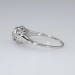 Fantastic Art Deco .31ctw Filigree Old European Cut Diamond Engagement Ring 18k