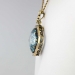 Amazing 23.87ct t.w. Aquamarine & Old European Cut Russian Pendant 14k/10k