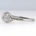 Enchanting Art Deco Old European Cut Platinum Engagement Ring