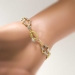 1.05ct t.w. Glittering Quatrefoil Jude Frances Diamond Bracelet 18k Sz 6.25'
